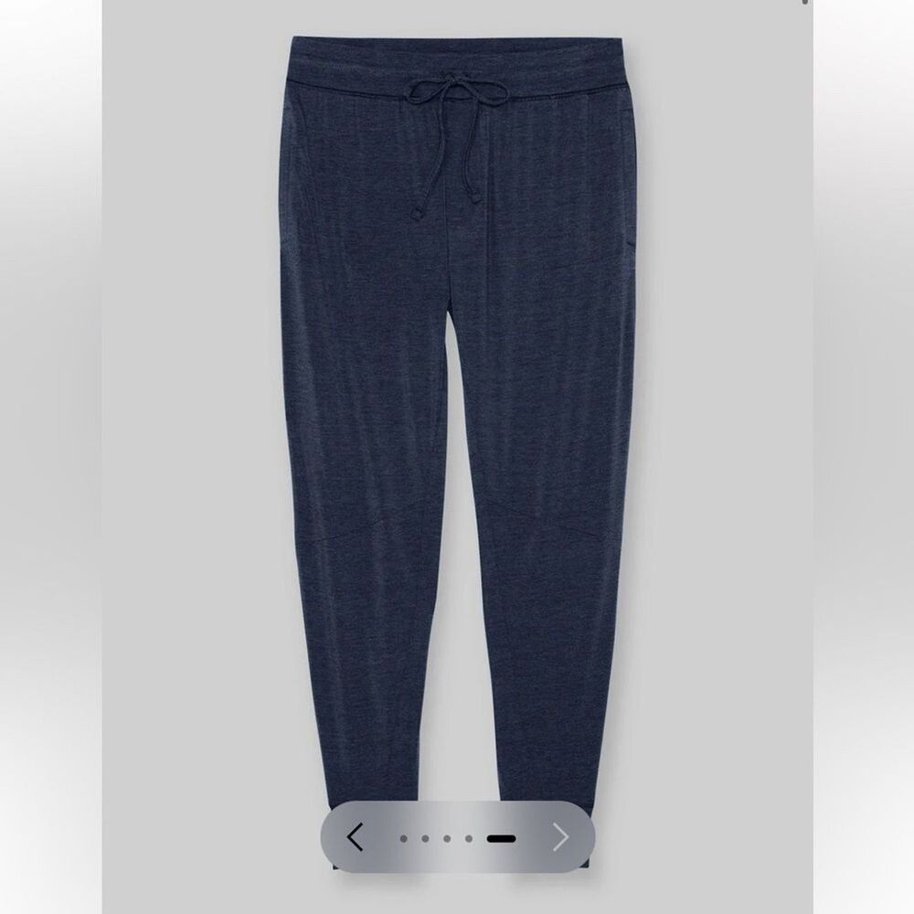 NEW NWT Tommy John Downtime Jogger Dress Blues Heather Lounge Pant Large - Picture 5 of 9
